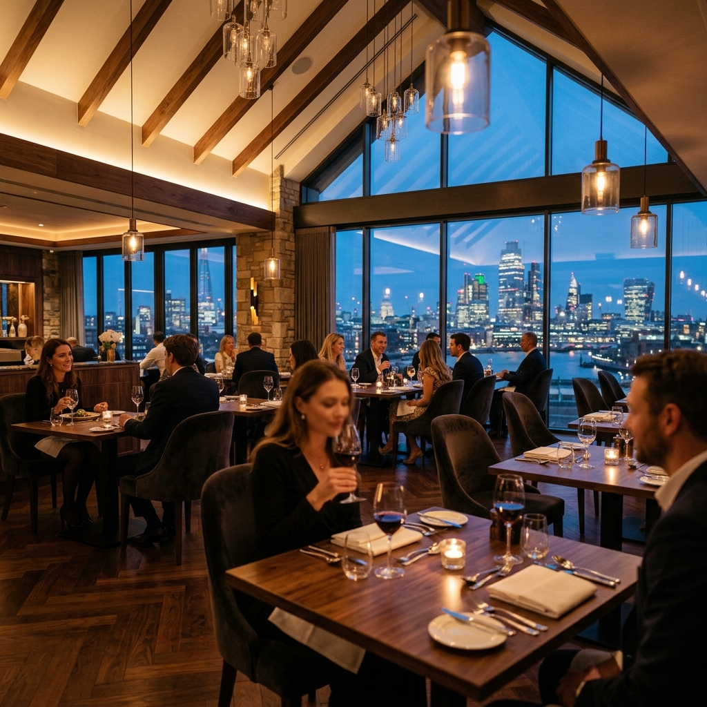 Elegant restaurant interior